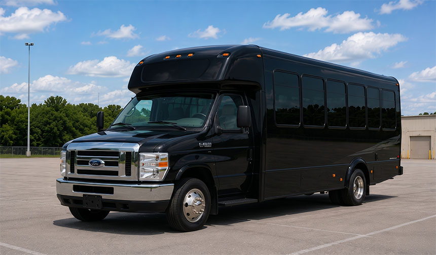 20-passenger minibus for charter in Longmont, CO