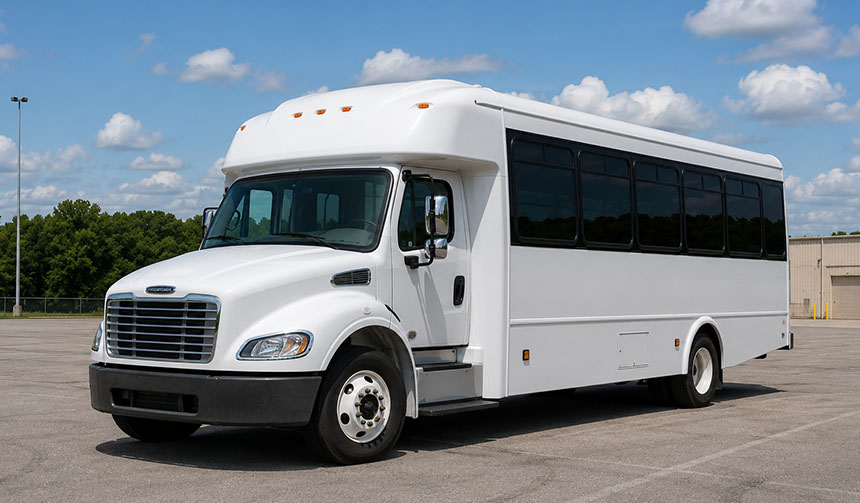 25-passenger minibus for charter in Longmont, CO